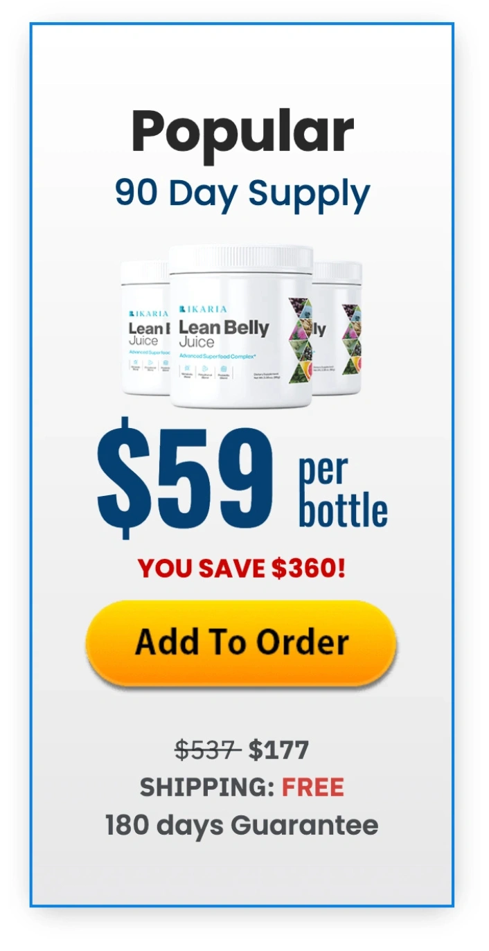 Ikaria Lean Belly Juice three bottles order